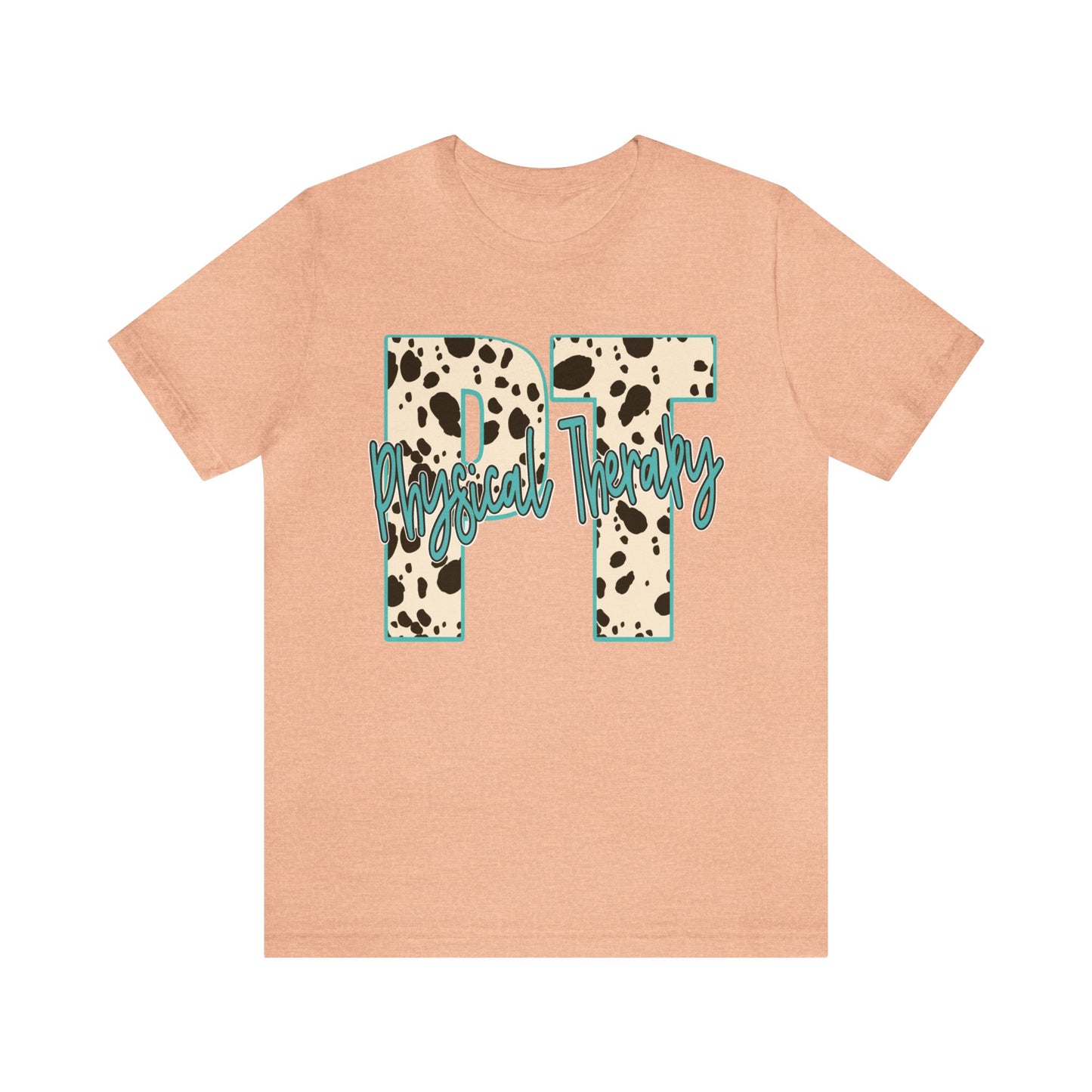 Physical Therapy Cow Print PT PTA Therapist Shirt