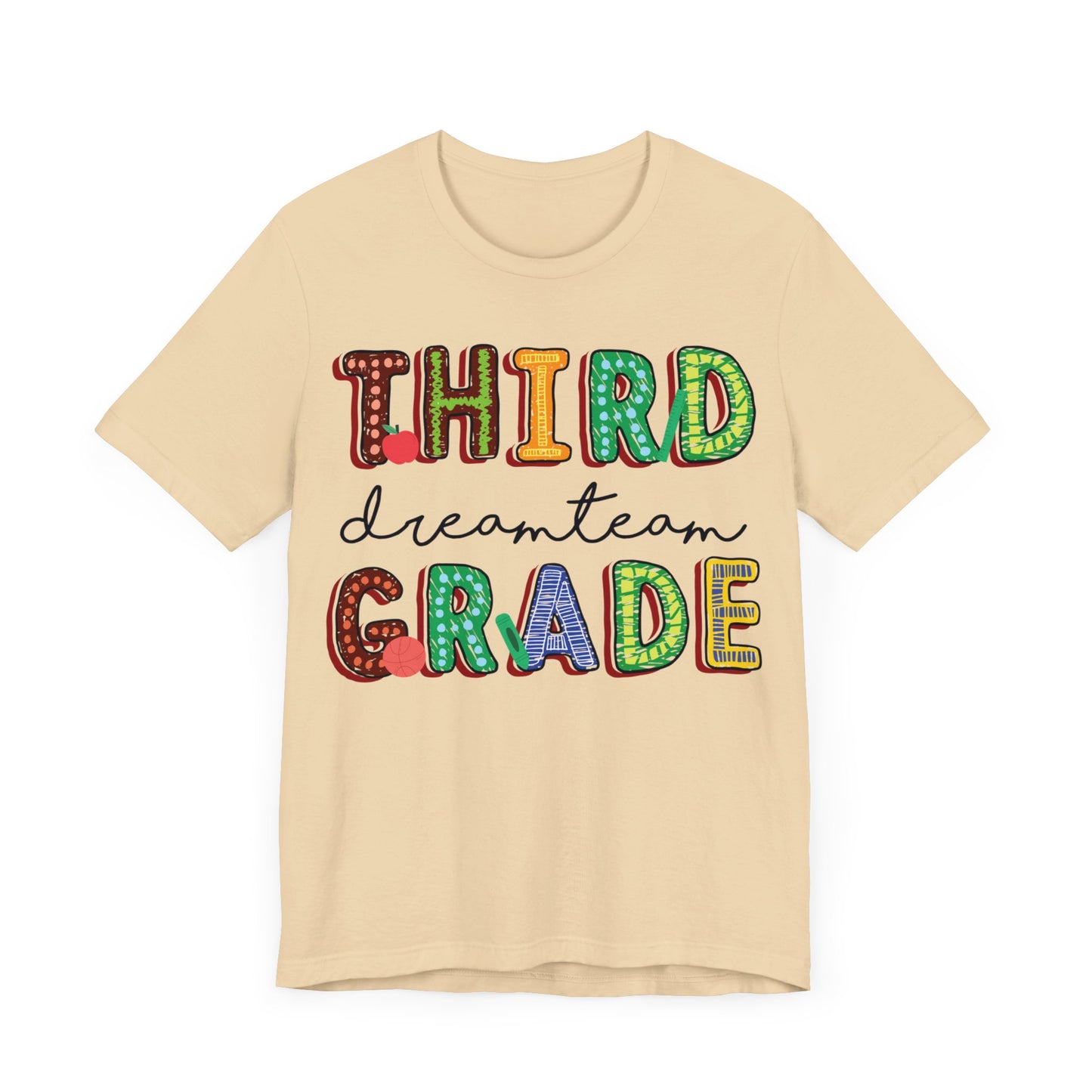 Third Grade Dream Team Shirt, School Shirt, Back To School Shirt, 3rd Grade Shirt, Gift for Teacher, Gift for Student