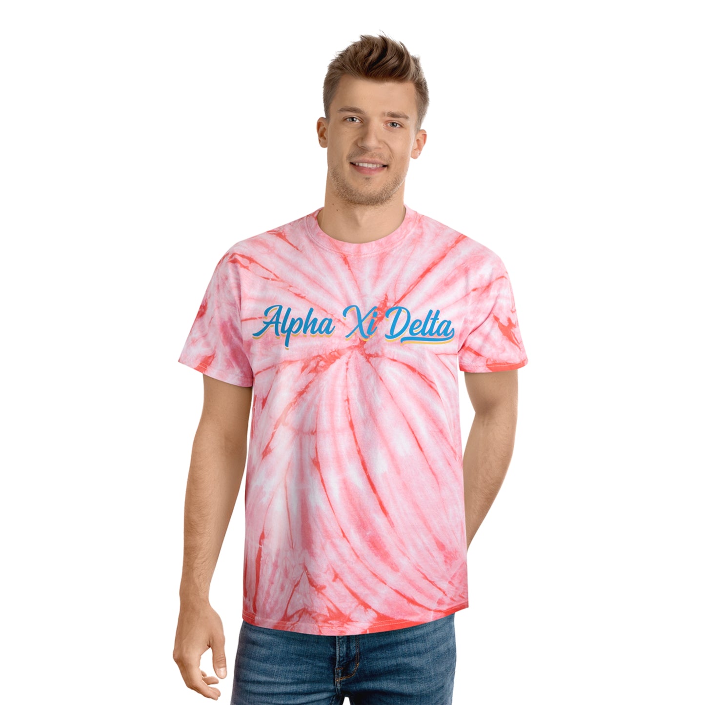 Alpha Xi Delta Tie-Dye Tee, Tie-Dye Shirt