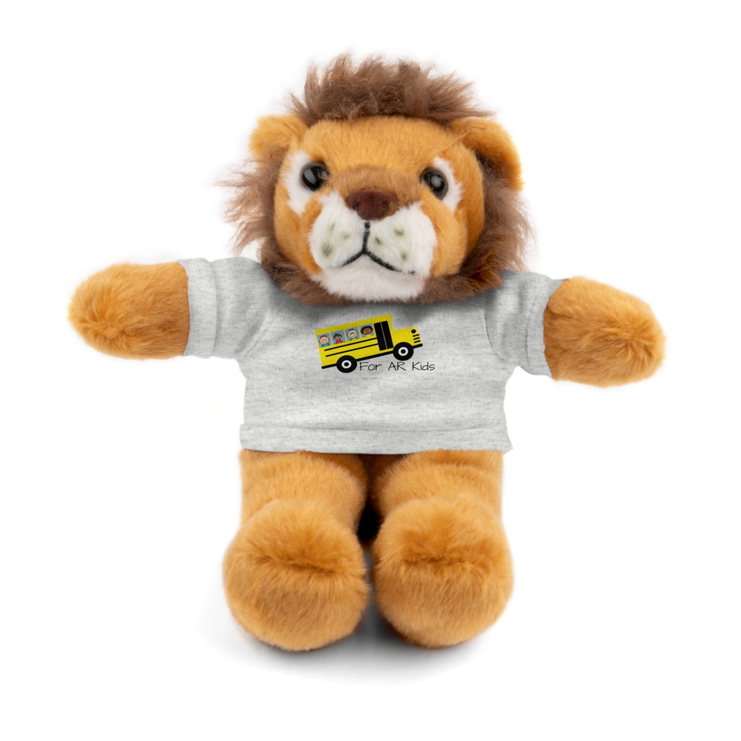 School Bus Stuffed Outfit, AR Kids, Cute Children's Bus Stuffed Shirt, Stuffed Animals with Tee