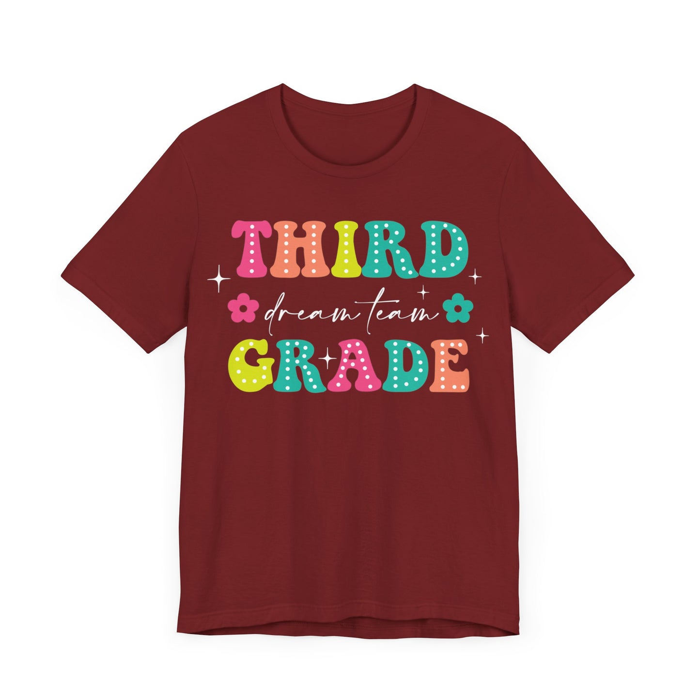 Third Grade Dream Team Shirt, School Shirt, Back To School Shirt, 3rd Grade Shirt, Gift for Teacher, Gift for Student