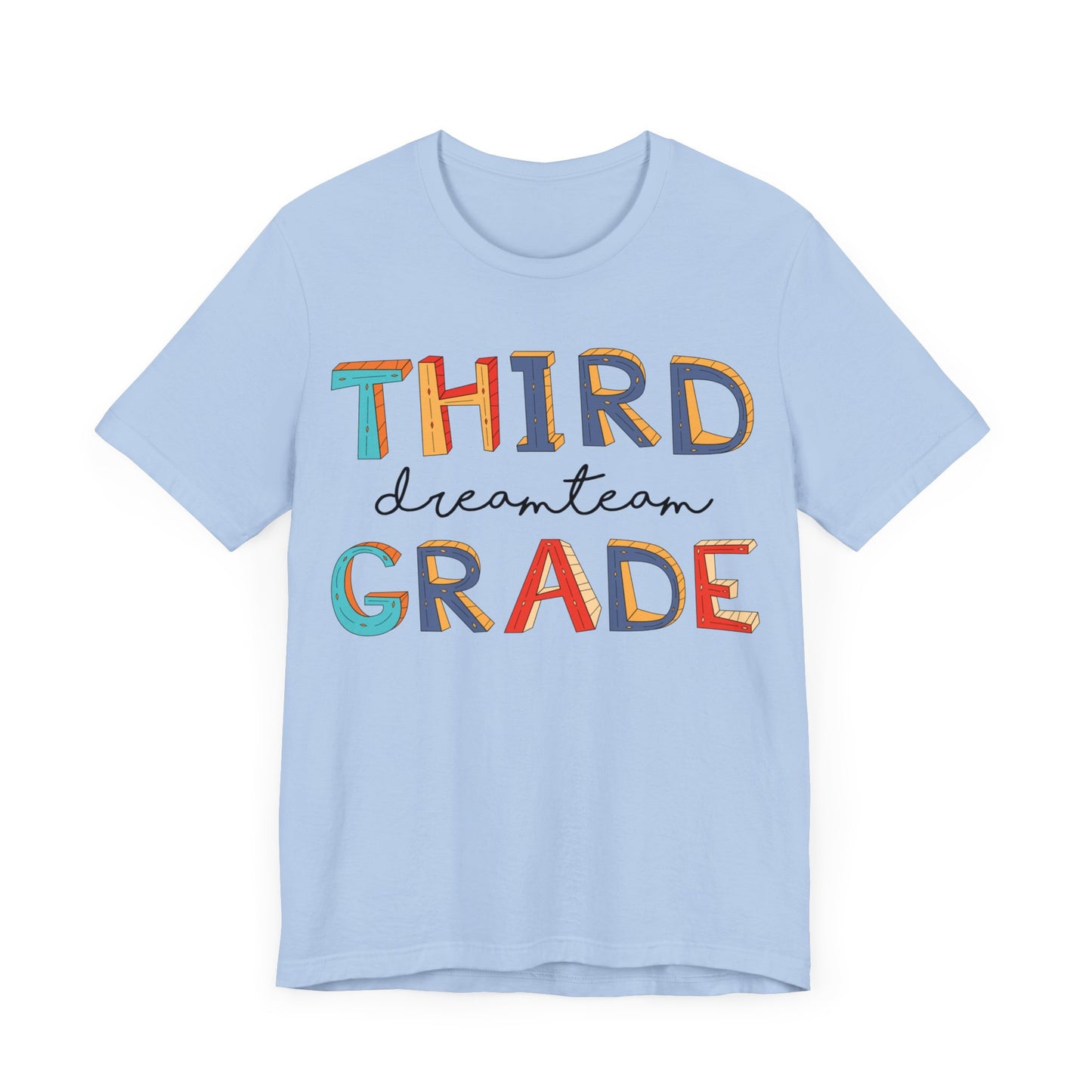 Third Grade Dream Team Shirt, School Shirt, Back To School Shirt, 3rd Grade Shirt, Gift for Teacher, Gift for Student