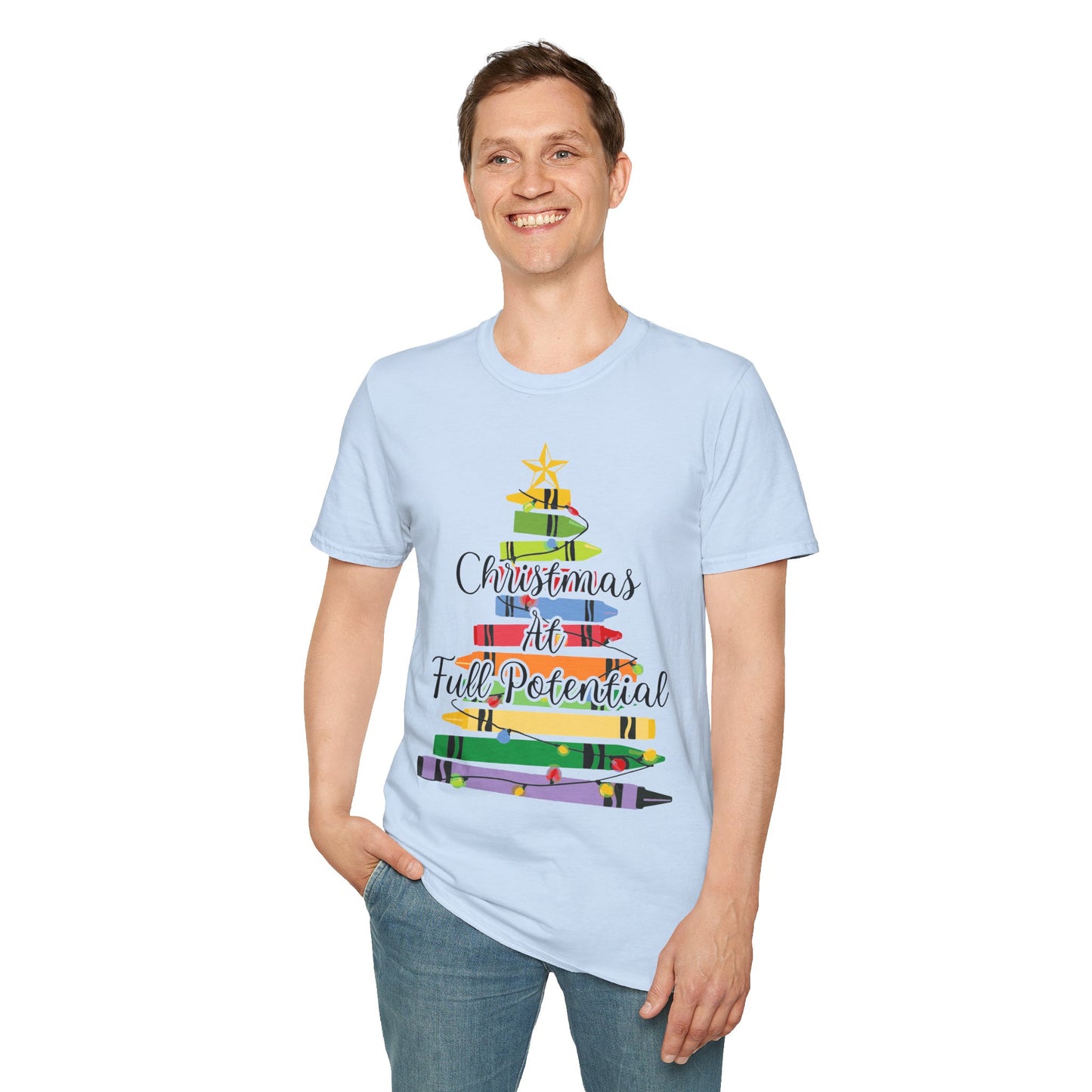 Christmas At Full Potential Unisex Softstyle T-Shirt