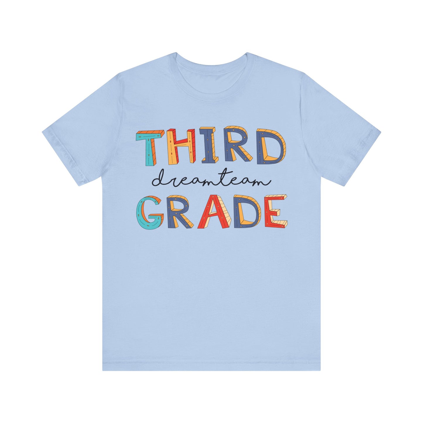 Third Grade Dream Team Shirt, School Shirt, Back To School Shirt, 3rd Grade Shirt, Gift for Teacher, Gift for Student