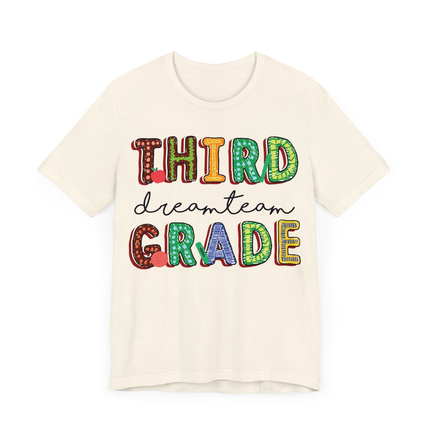 Third Grade Dream Team Shirt, School Shirt, Back To School Shirt, 3rd Grade Shirt, Gift for Teacher, Gift for Student