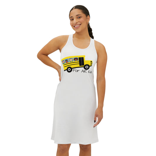 School Bus Dress, Women's Dress, AR Kids Dress, Cute Children's Bus Dress