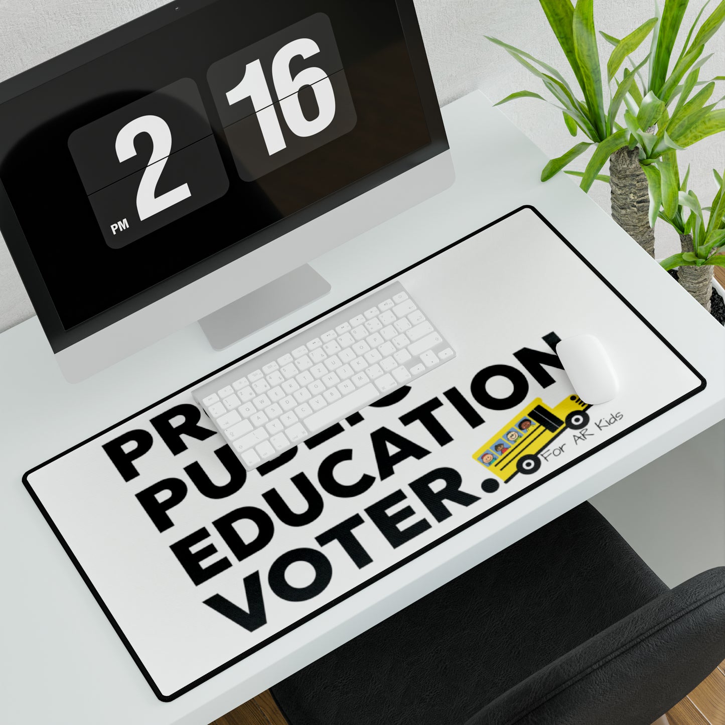 Proud Public Education Voter Desk Mats, AR Kids Desk Mats, Desk Pad, Office Gifts