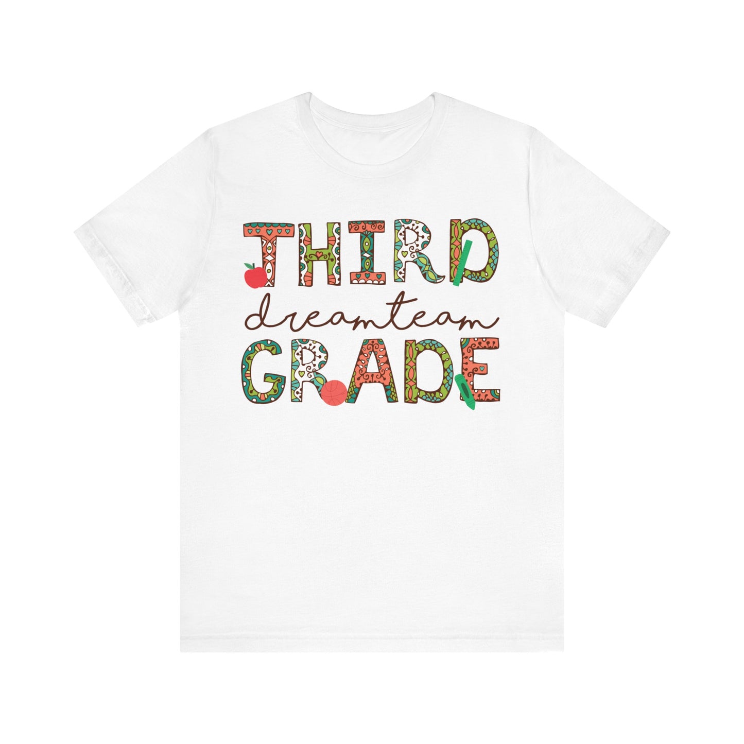 Third Grade Dream Team Shirt, School Shirt, Back To School Shirt, 3rd Grade Shirt, Gift for Teacher, Gift for Student