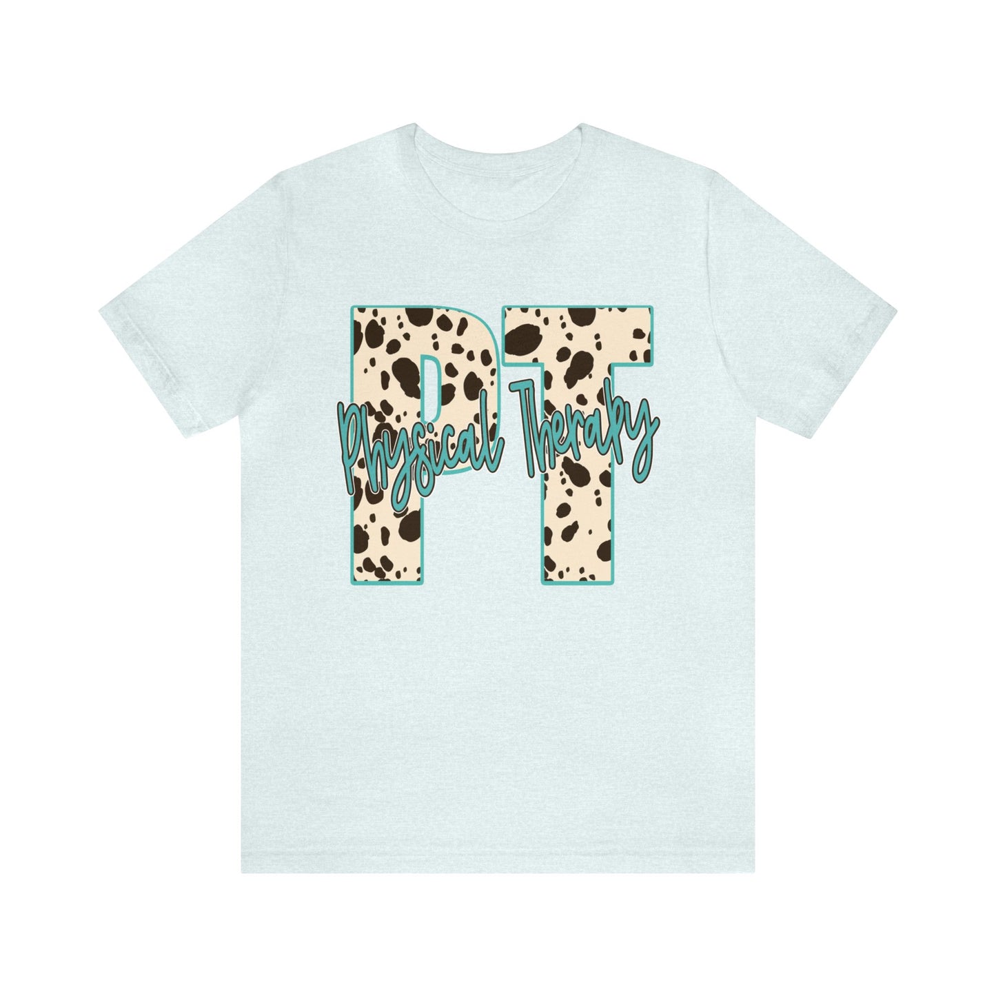 Physical Therapy Cow Print PT PTA Therapist Shirt