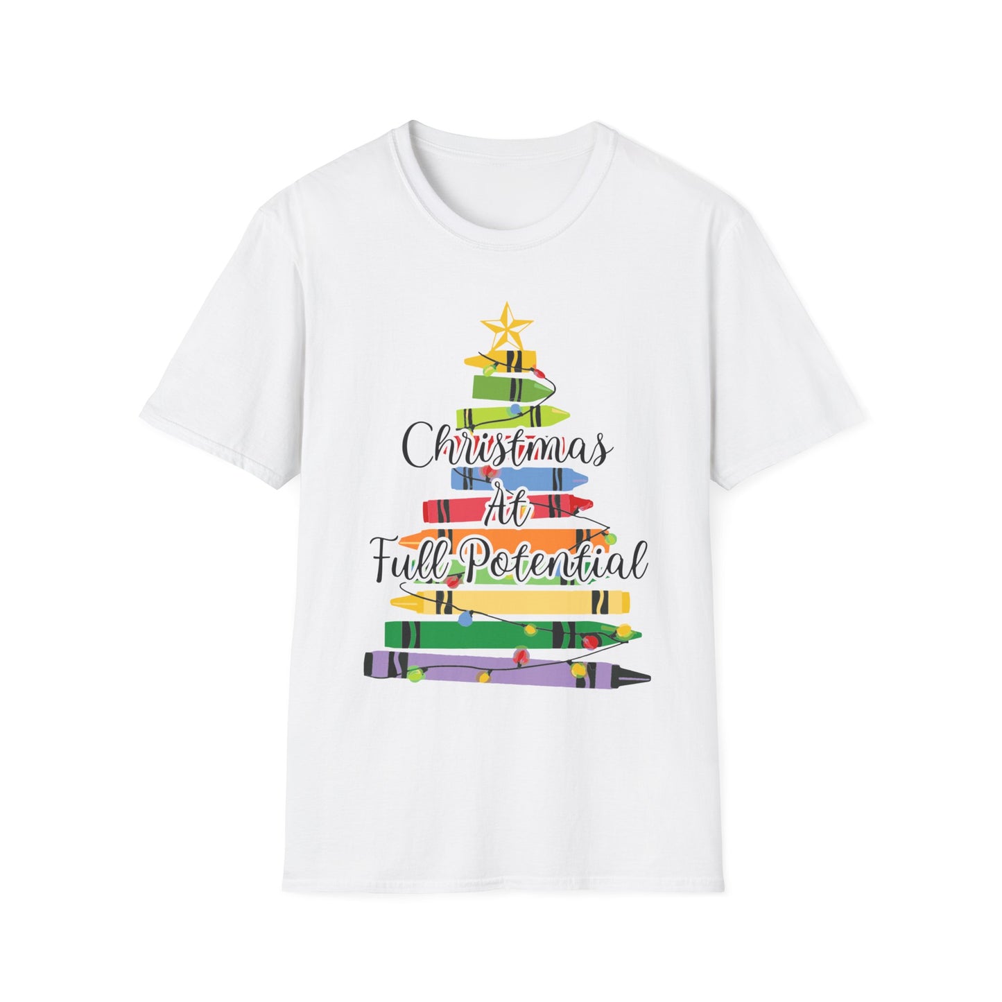 Christmas At Full Potential Unisex Softstyle T-Shirt