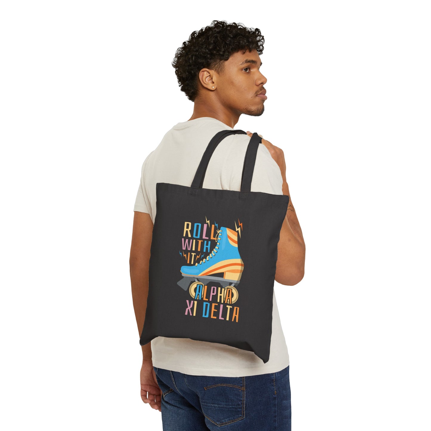 Roll With It Alpha Xi Delta Totebag, Alpha Xi Delta Totebag, Sorority Merch Totebag, Trendy Alpha Totebag, Alpha Xi Sorority Totebag