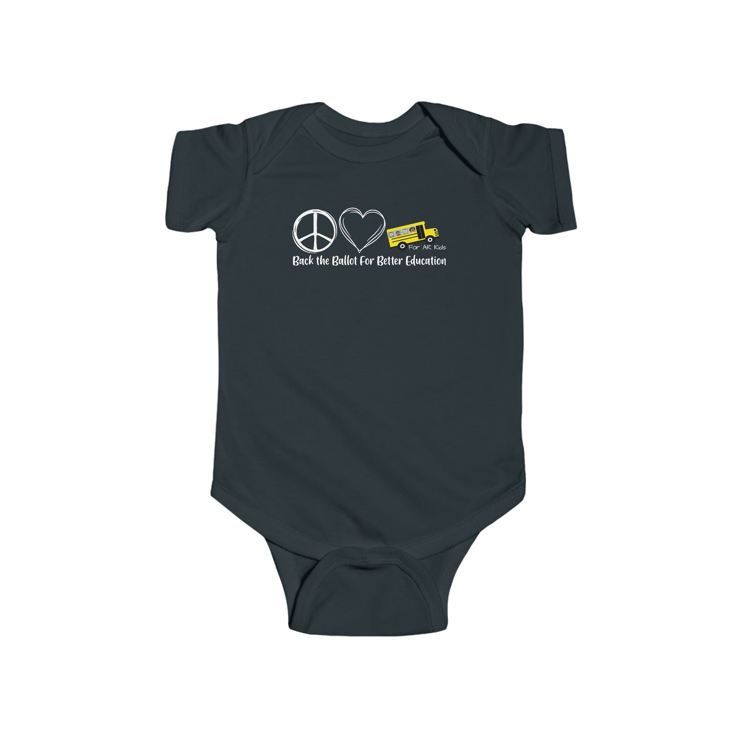 Back The Ballot For Better Education Onesies, AR Kids Onesies, Baby Onesies, Infant Outfit