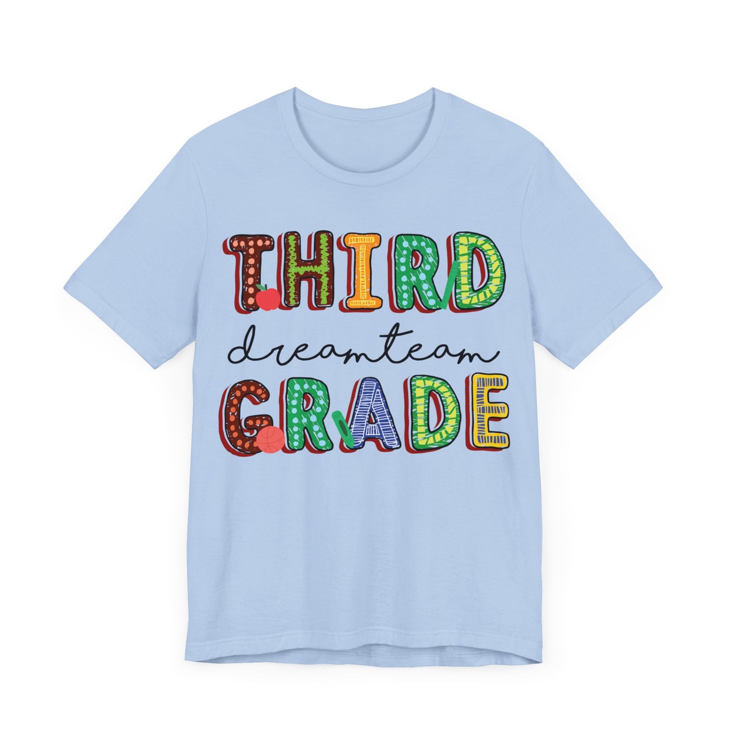 Third Grade Dream Team Shirt, School Shirt, Back To School Shirt, 3rd Grade Shirt, Gift for Teacher, Gift for Student