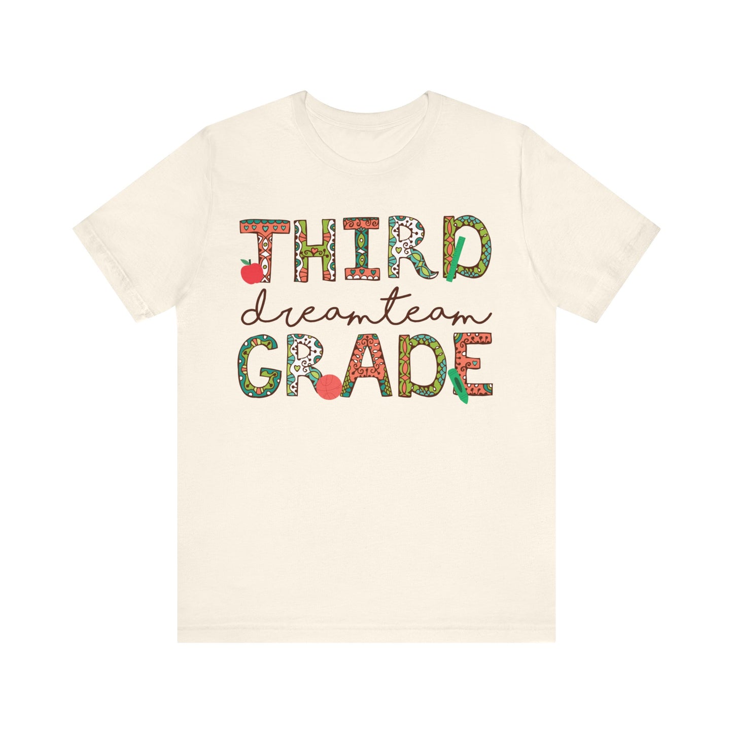 Third Grade Dream Team Shirt, School Shirt, Back To School Shirt, 3rd Grade Shirt, Gift for Teacher, Gift for Student