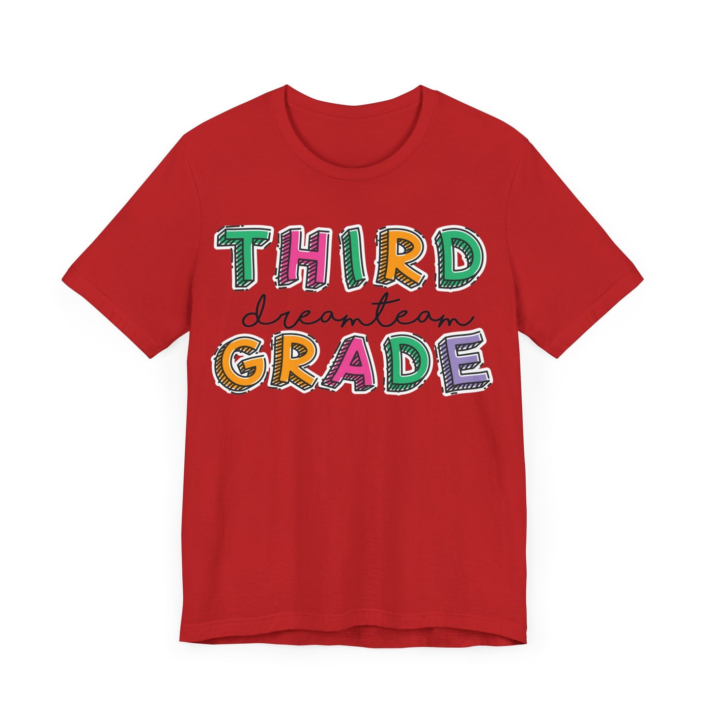 Third Grade Dream Team Shirt, School Shirt, Back To School Shirt, 3rd Grade Shirt, Gift for Teacher, Gift for Student