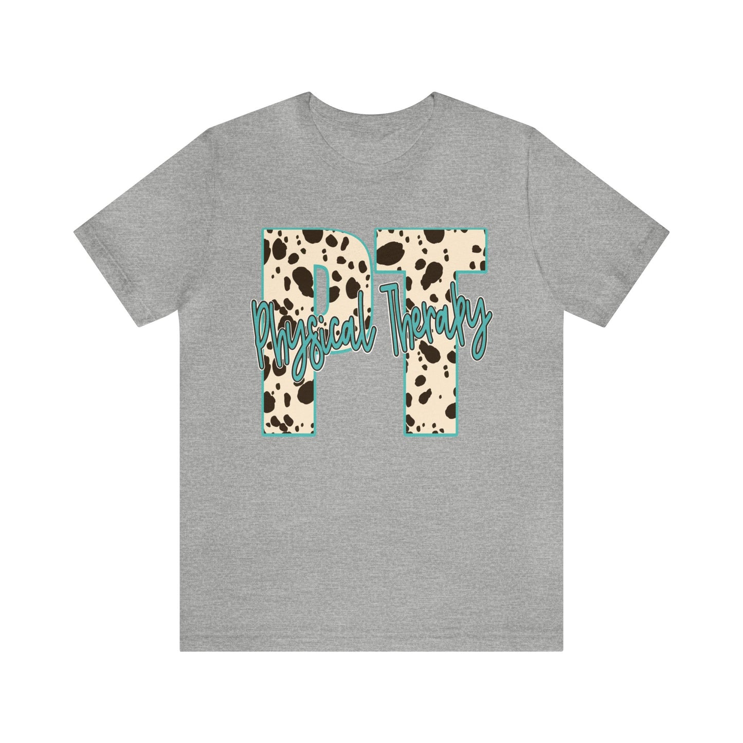 Physical Therapy Cow Print PT PTA Therapist Shirt