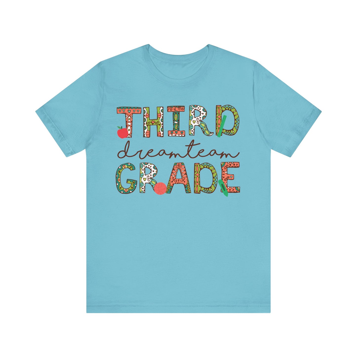 Third Grade Dream Team Shirt, School Shirt, Back To School Shirt, 3rd Grade Shirt, Gift for Teacher, Gift for Student