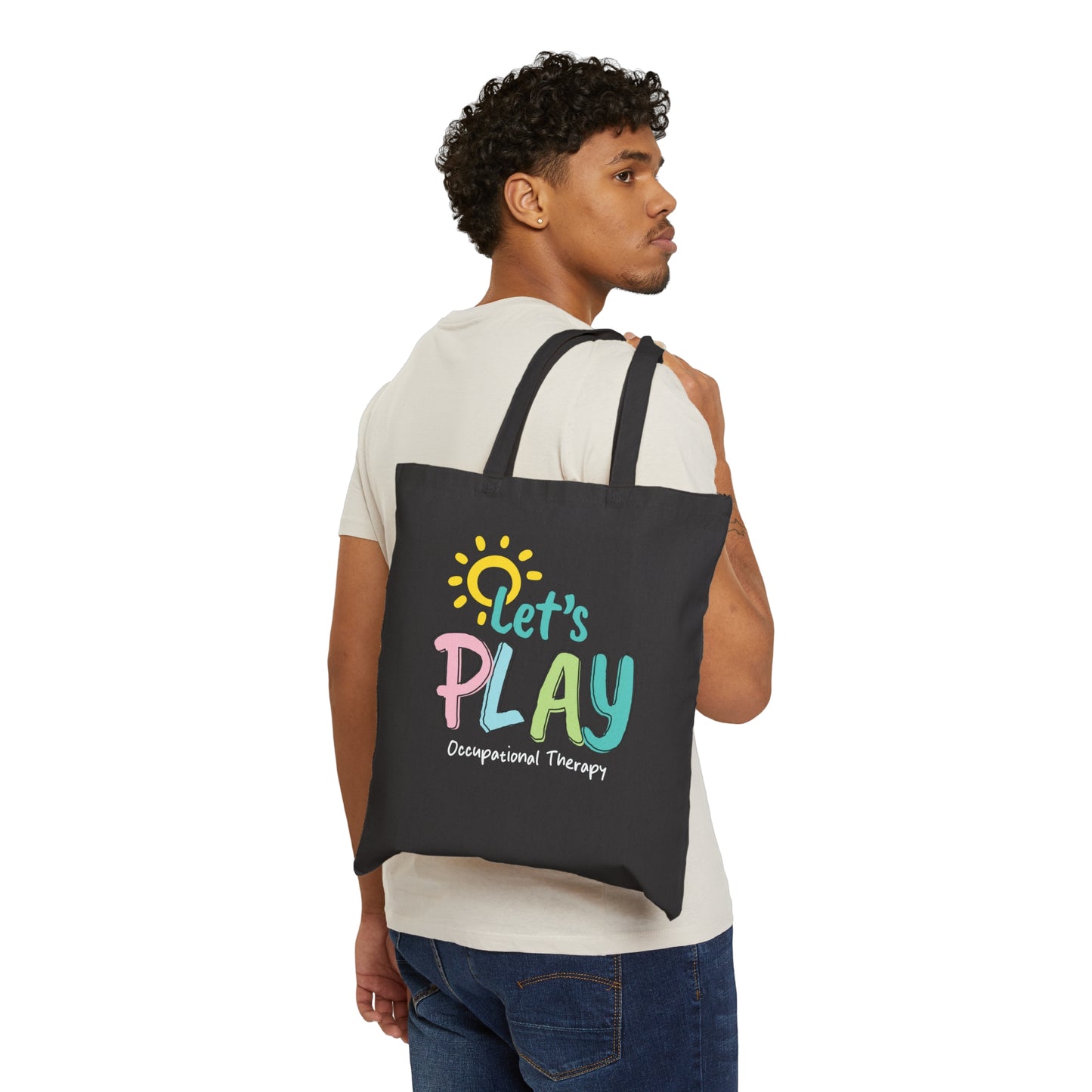 Let's Play Occupational Therapy Tote Bag, OT Tote Bag, Therapist Tote bag