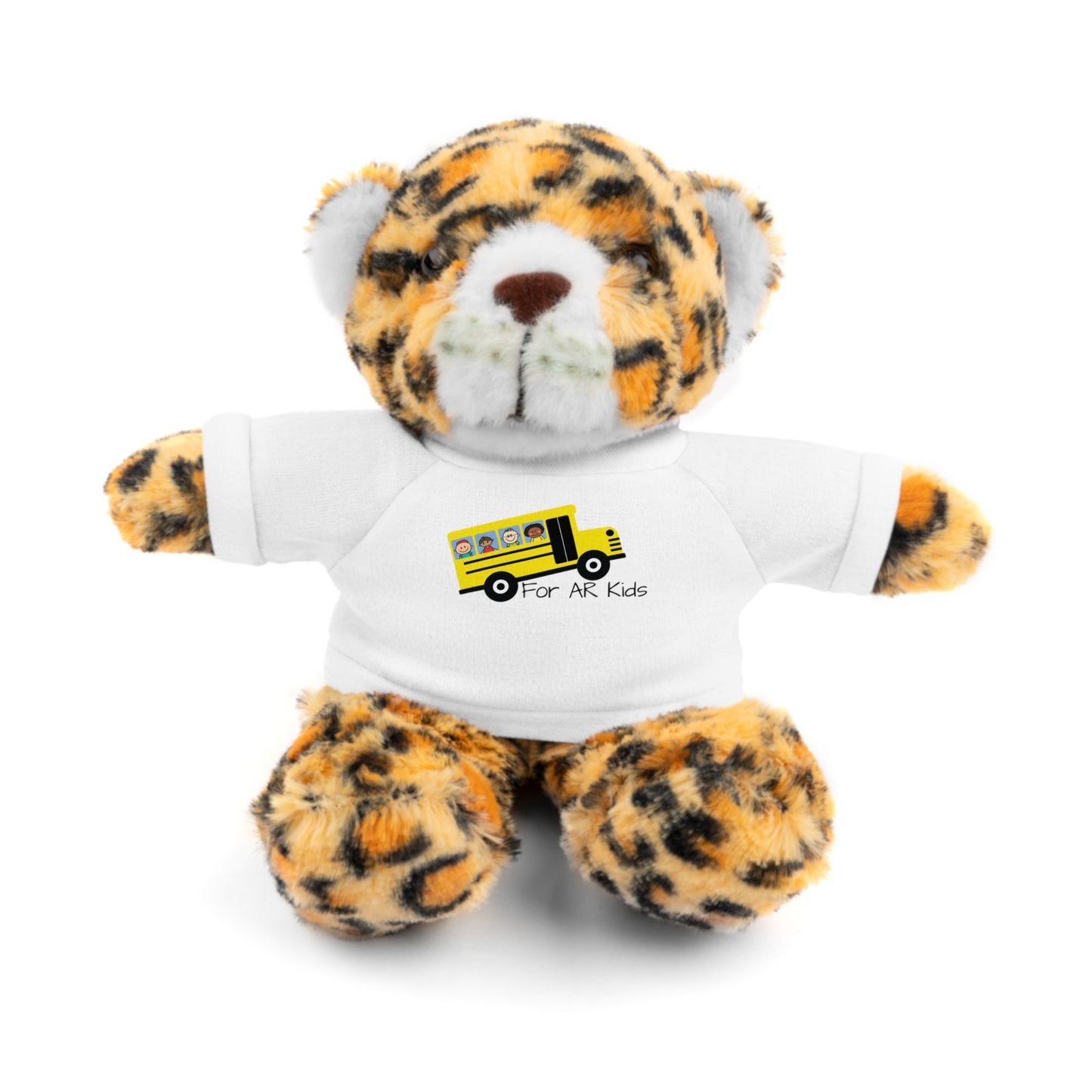 School Bus Stuffed Outfit, AR Kids, Cute Children's Bus Stuffed Shirt, Stuffed Animals with Tee