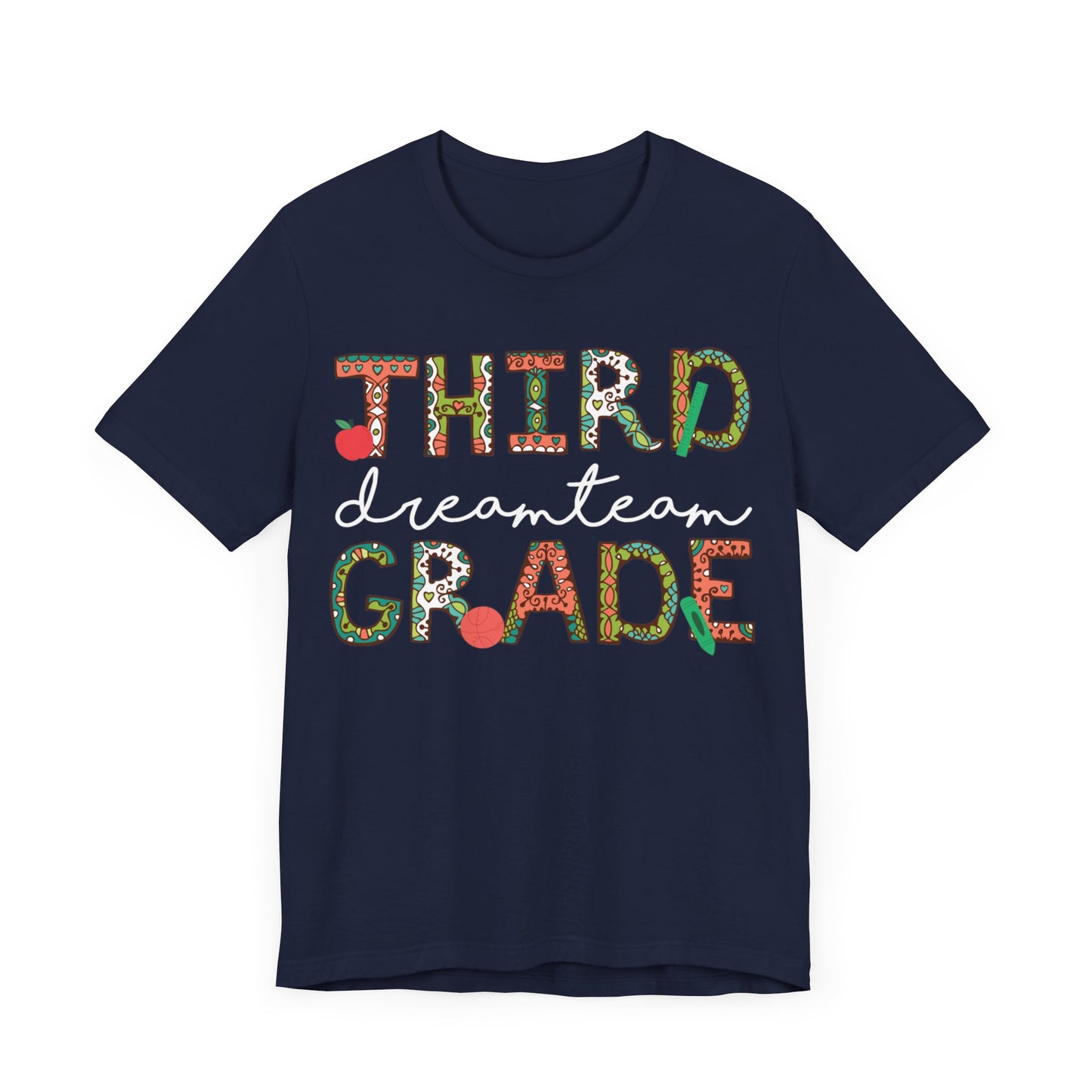 Third Grade Dream Team Shirt, School Shirt, Back To School Shirt, 3rd Grade Shirt, Gift for Teacher, Gift for Student