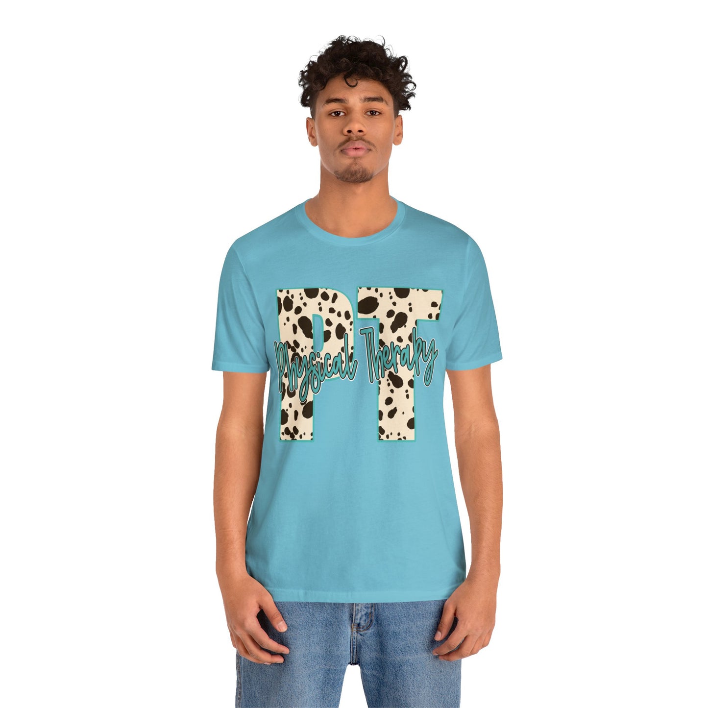 Physical Therapy Cow Print PT PTA Therapist Shirt