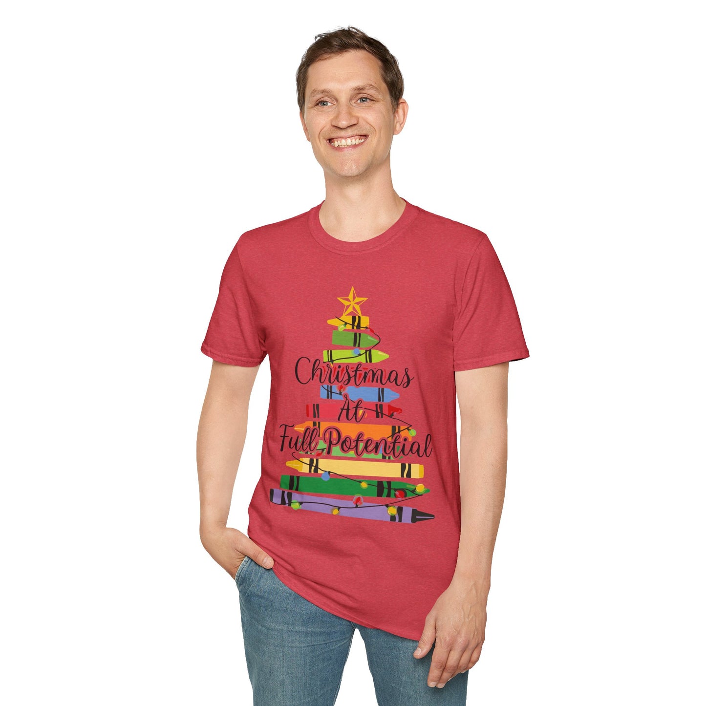 Christmas At Full Potential Unisex Softstyle T-Shirt