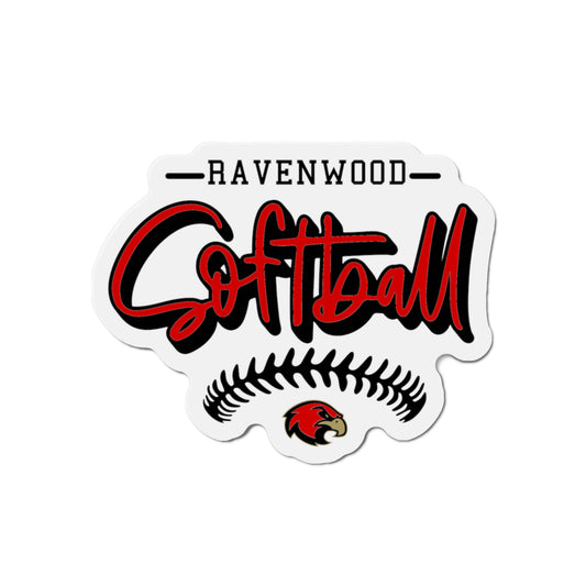 Ravenwood Softball Die-Cut Magnets