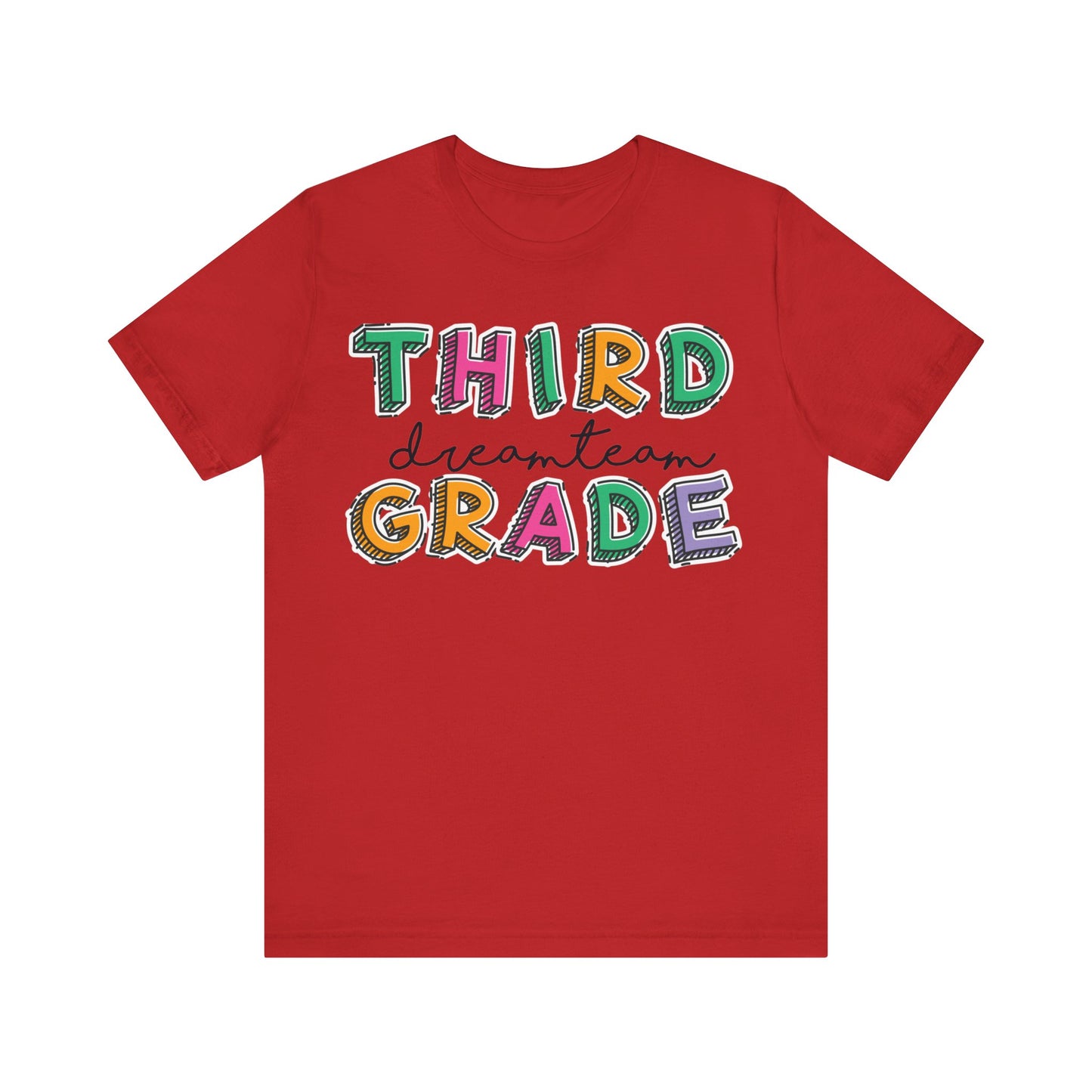 Third Grade Dream Team Shirt, School Shirt, Back To School Shirt, 3rd Grade Shirt, Gift for Teacher, Gift for Student