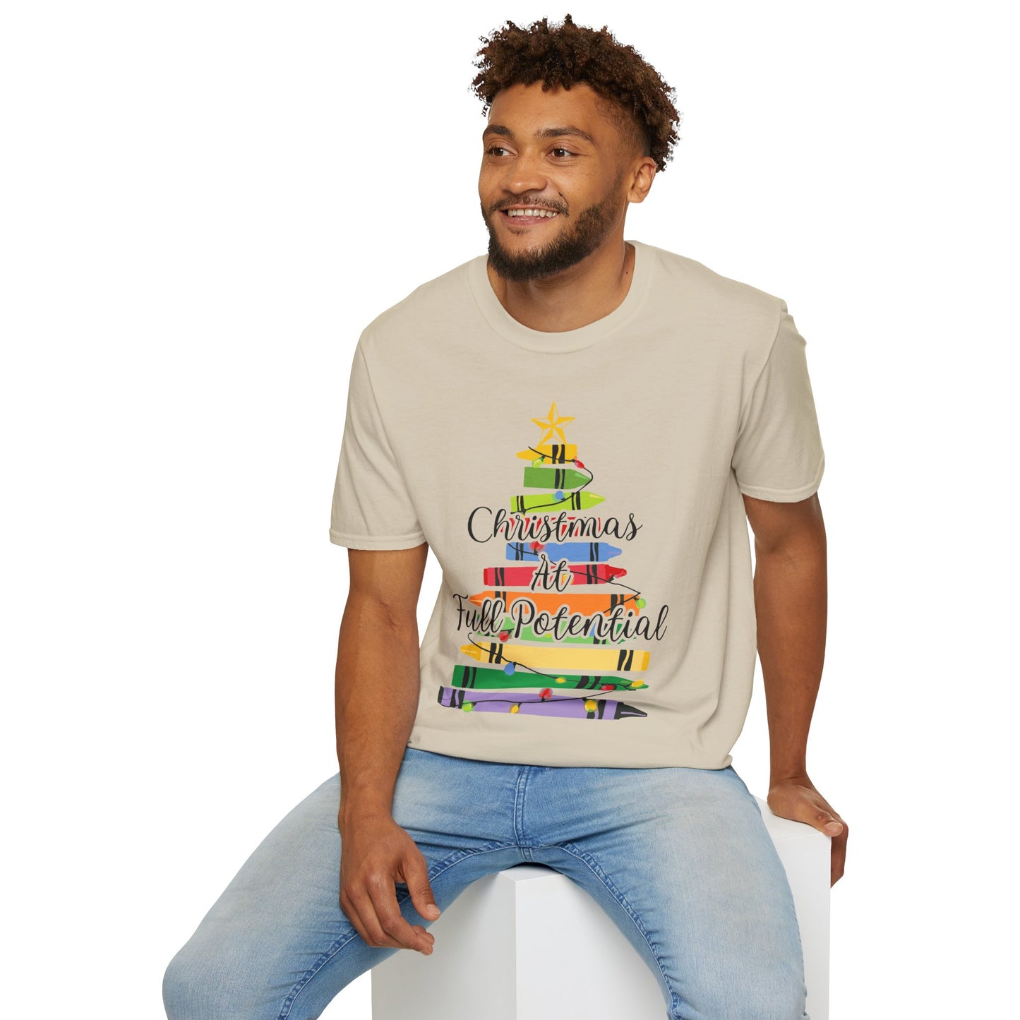 Christmas At Full Potential Unisex Softstyle T-Shirt