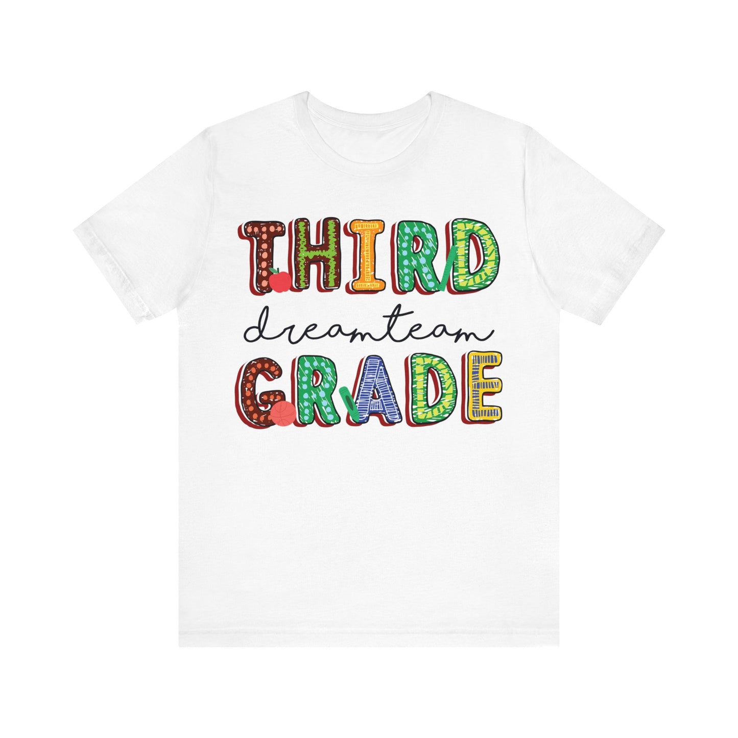 Third Grade Dream Team Shirt, School Shirt, Back To School Shirt, 3rd Grade Shirt, Gift for Teacher, Gift for Student