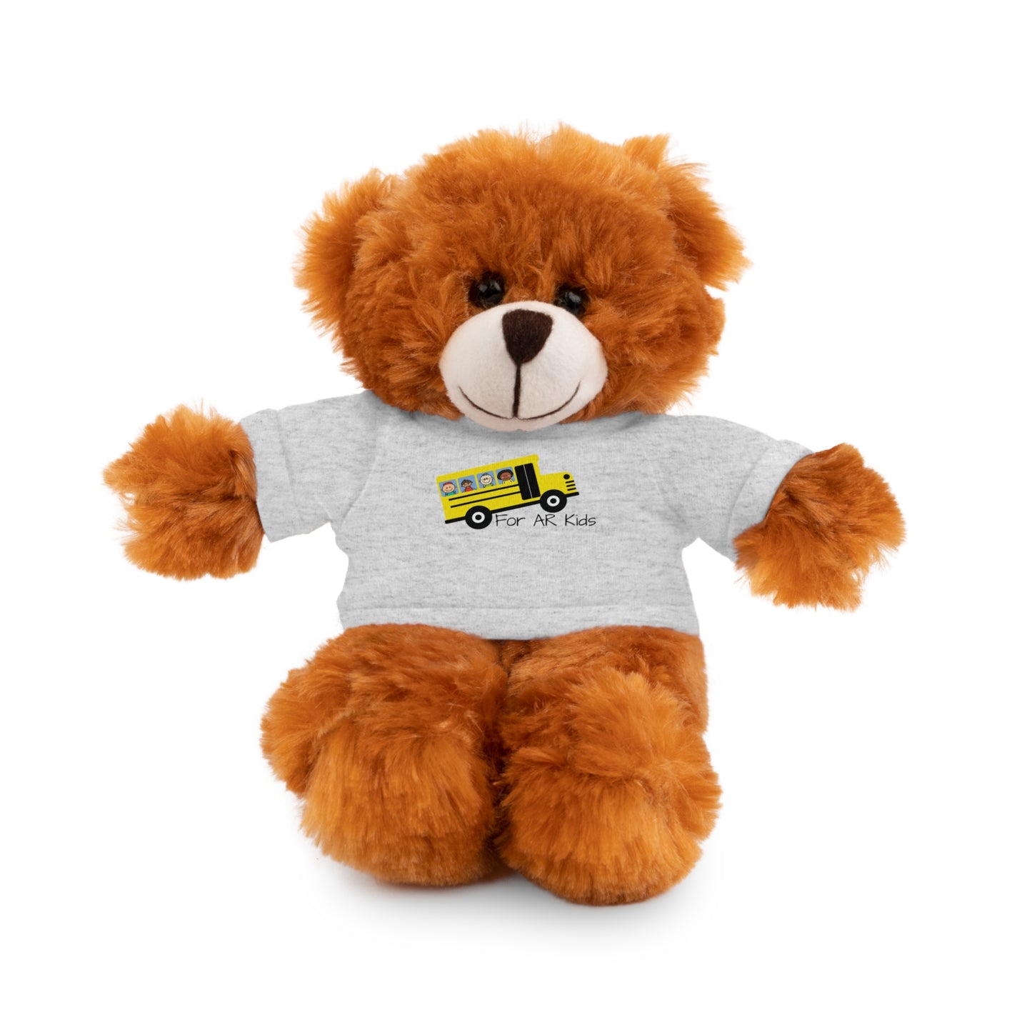 School Bus Stuffed Outfit, AR Kids, Cute Children's Bus Stuffed Shirt, Stuffed Animals with Tee