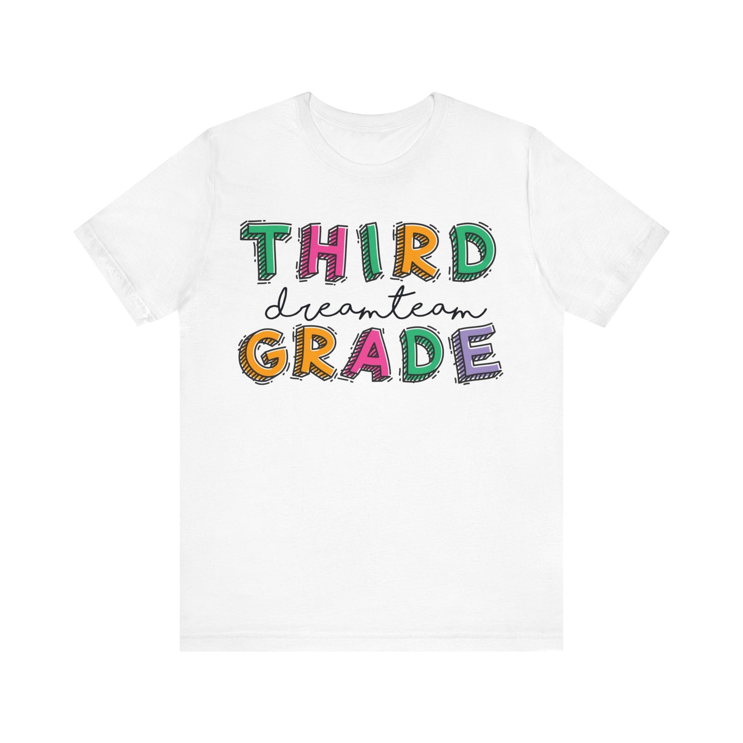 Third Grade Dream Team Shirt, School Shirt, Back To School Shirt, 3rd Grade Shirt, Gift for Teacher, Gift for Student