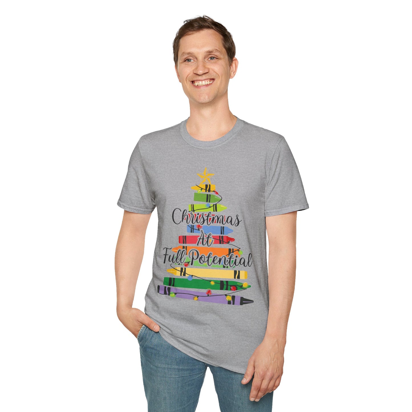 Christmas At Full Potential Unisex Softstyle T-Shirt