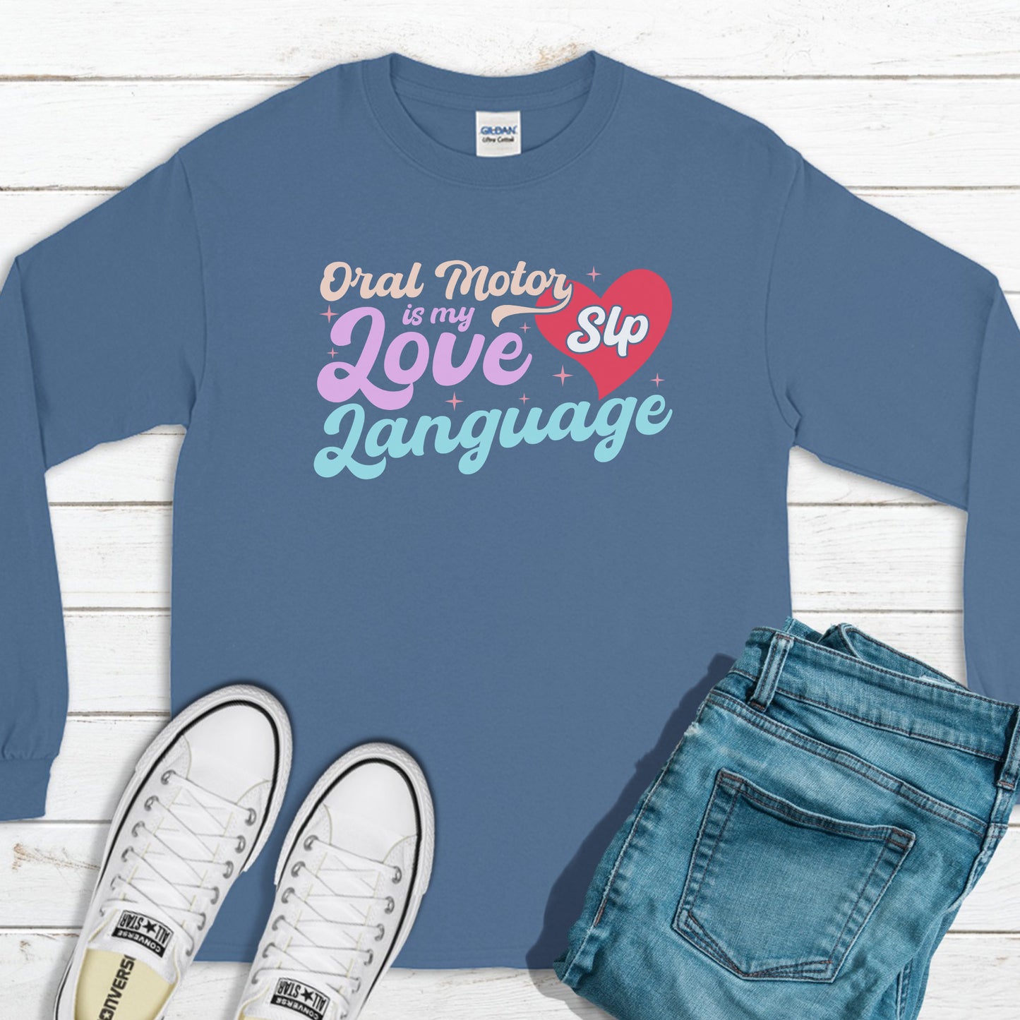 Oral Motor Is My Love Language SLP Sweatshirt