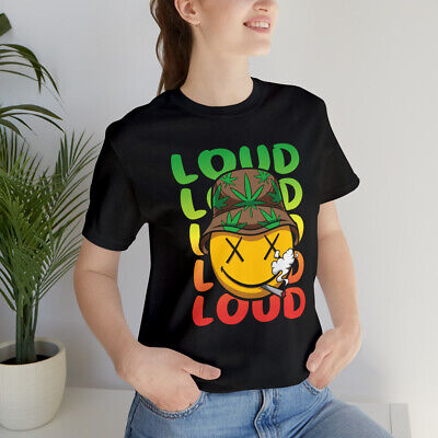 Cannabis T-Shirt Shirt Weed Tee Marijuana Funny 420 Hemp Leaf Pot Stoner Cotton
