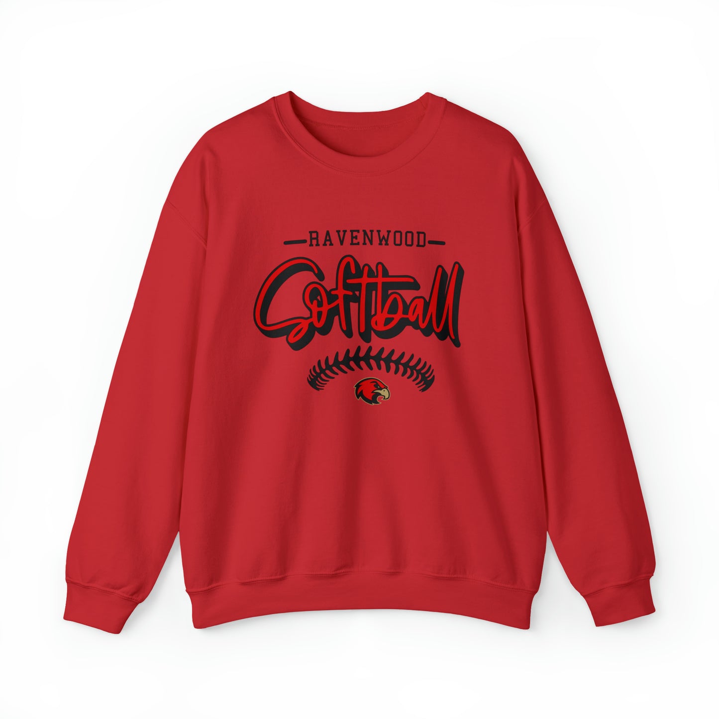 Ravenwood Softball Stitch Crewneck Sweatshirt