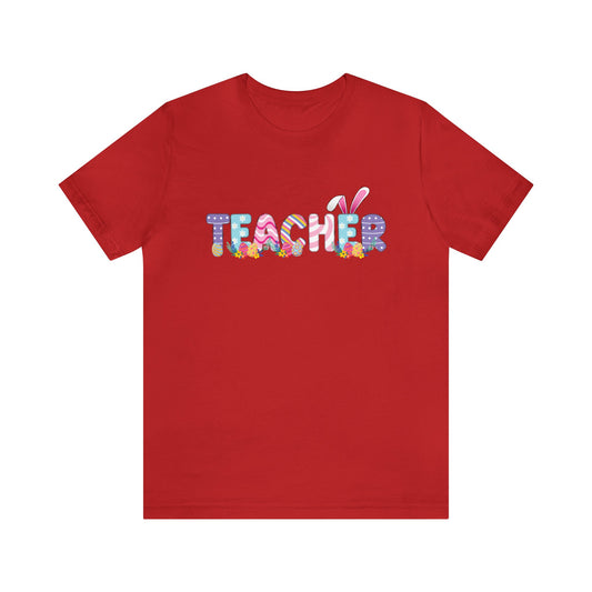 Happy Easter Teacher Shirt, Easter Shirt, Bunny Shirt, Happy Easter Teacher Shirt, Easter Bunny Shirt