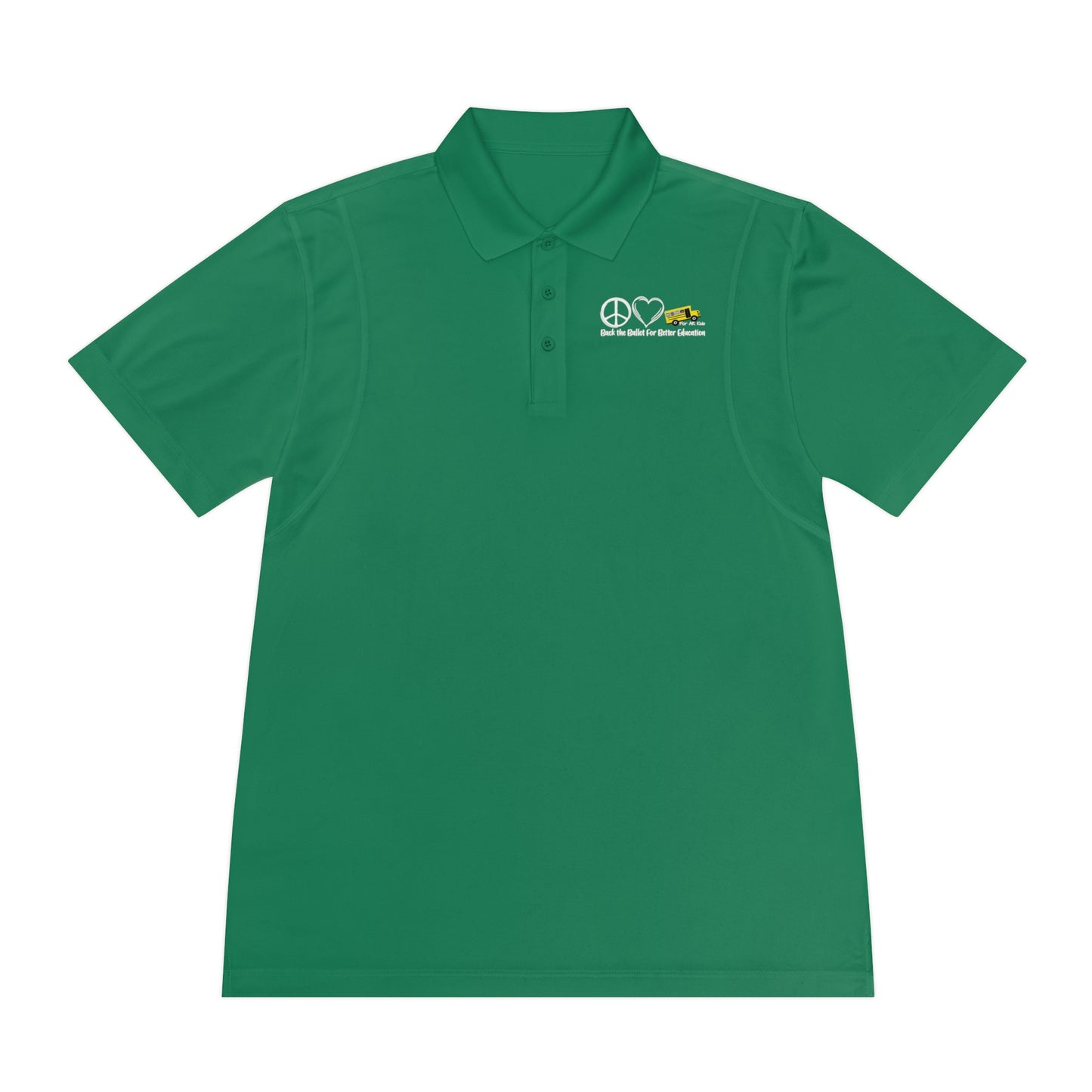 Back The Ballot For Better Education Men's Sport Polo Shirt, AR Kids Polo Shirt, Men's Sport Polo Shirt