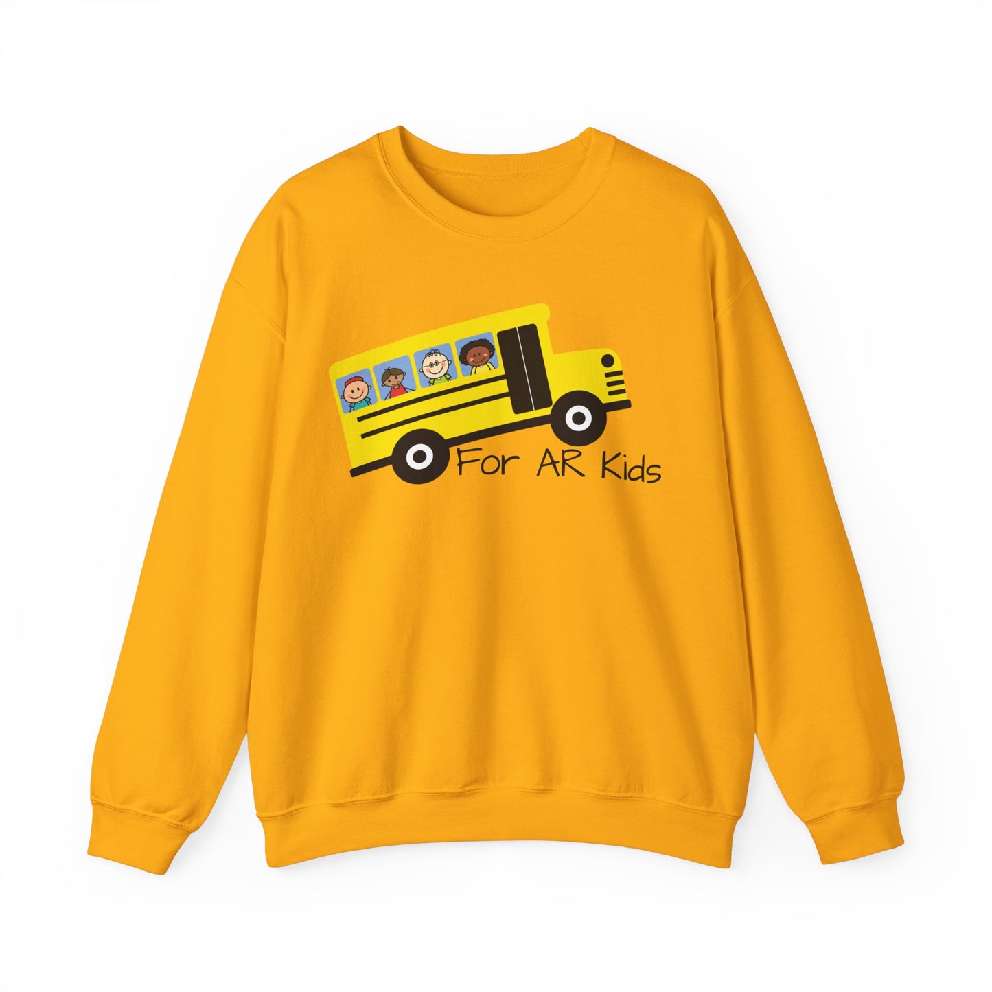 School Bus Sweatshirt, AR Kids Sweatshirt, School Sweater, Cute Children's Bus Sweatshirt