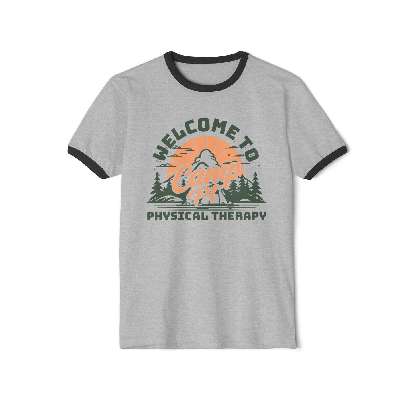 Camp PT Unisex Cotton Ringer T-Shirt