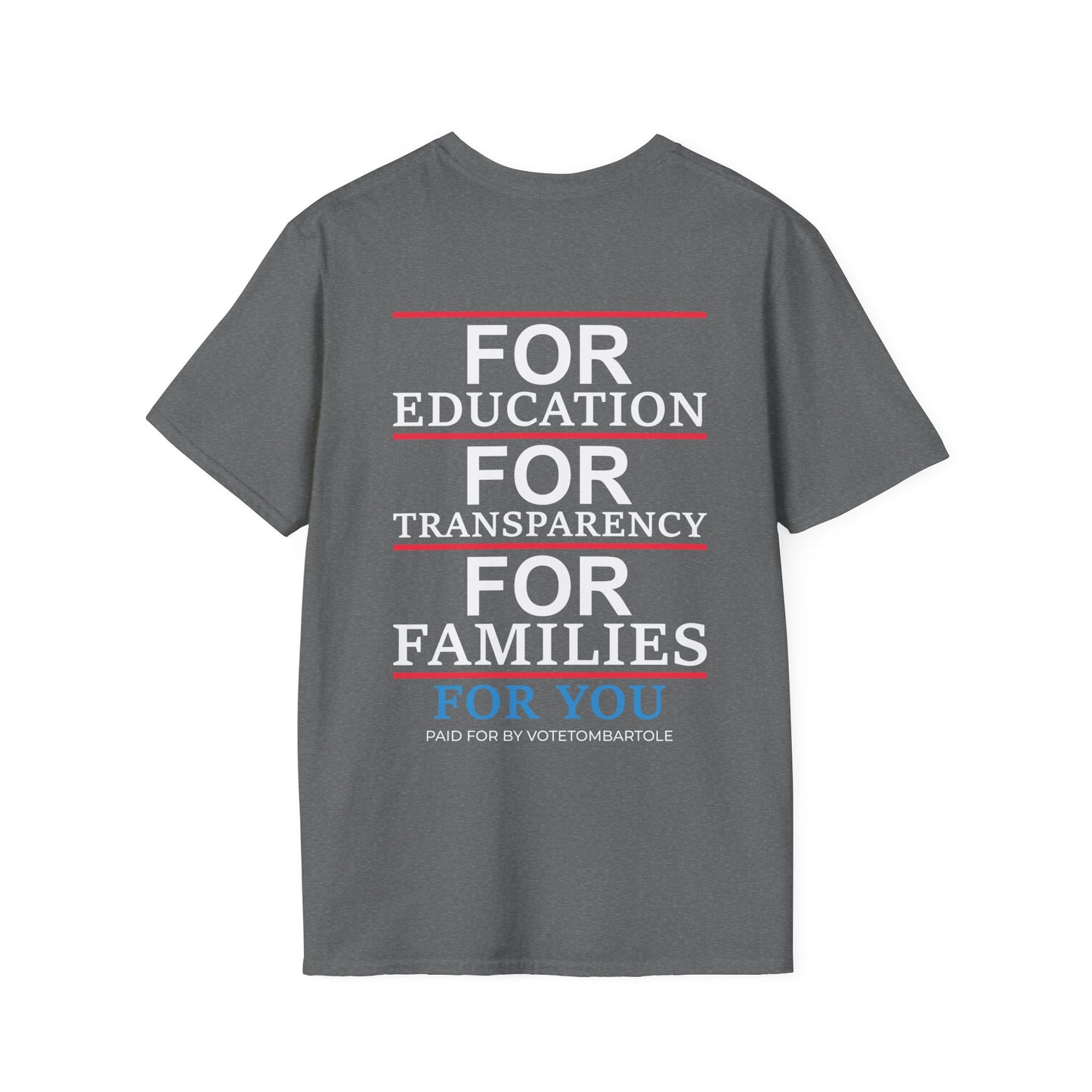 Vote Tom Bartole for State Representative, Unisex Shirt