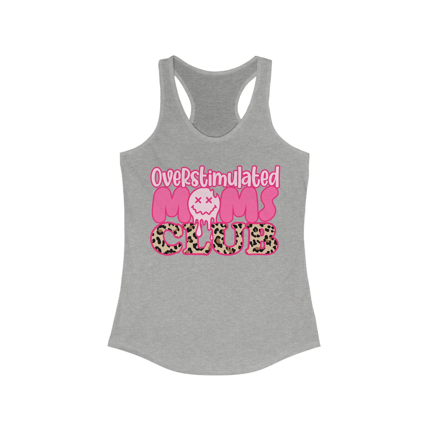 Overstimulated Mom Club Tank, Happy Mother's Day Tank, Nana Tank, Moms Tank, Grandma Tank, Women's Tank