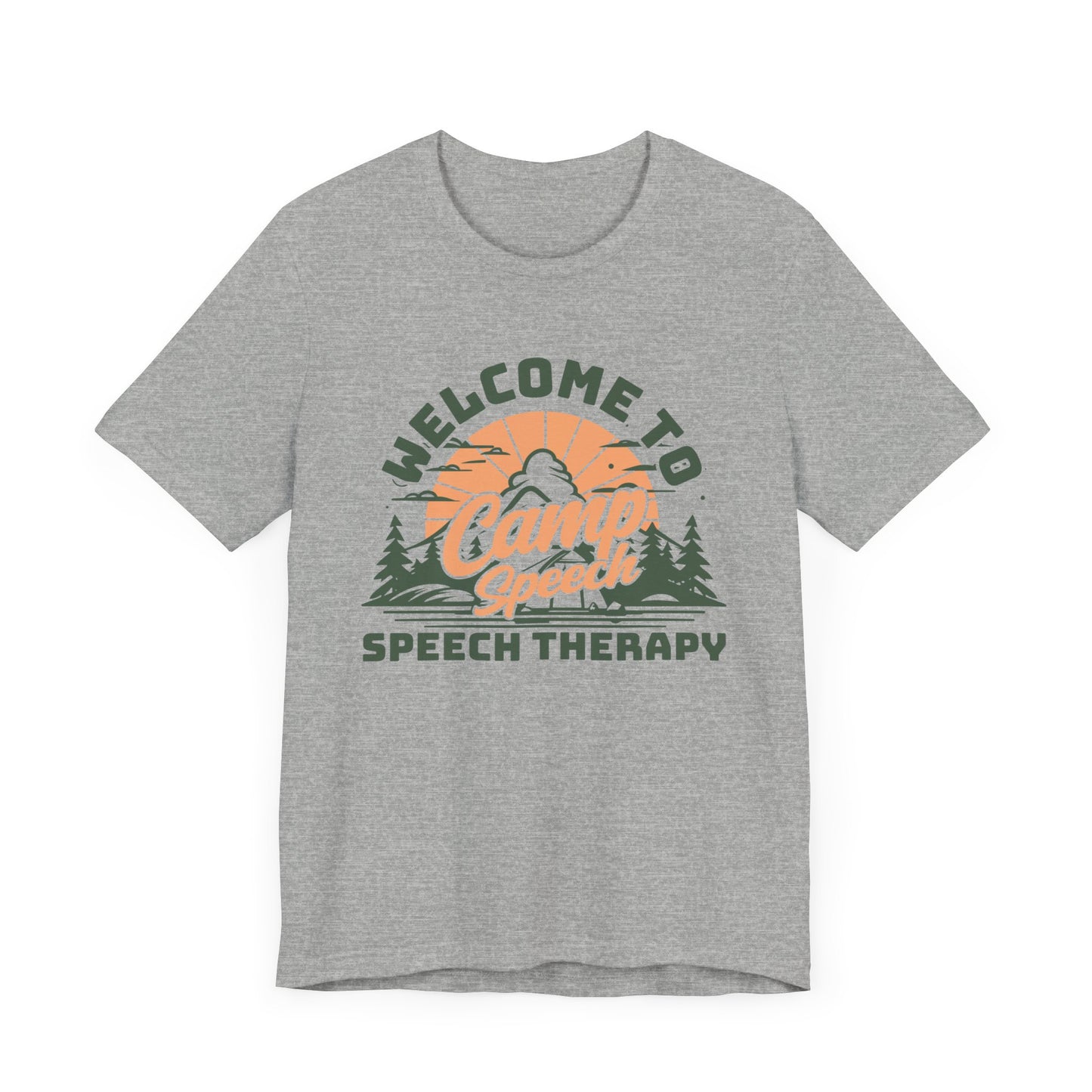 Camp Speech Unisex Jersey Short Sleeve Tee