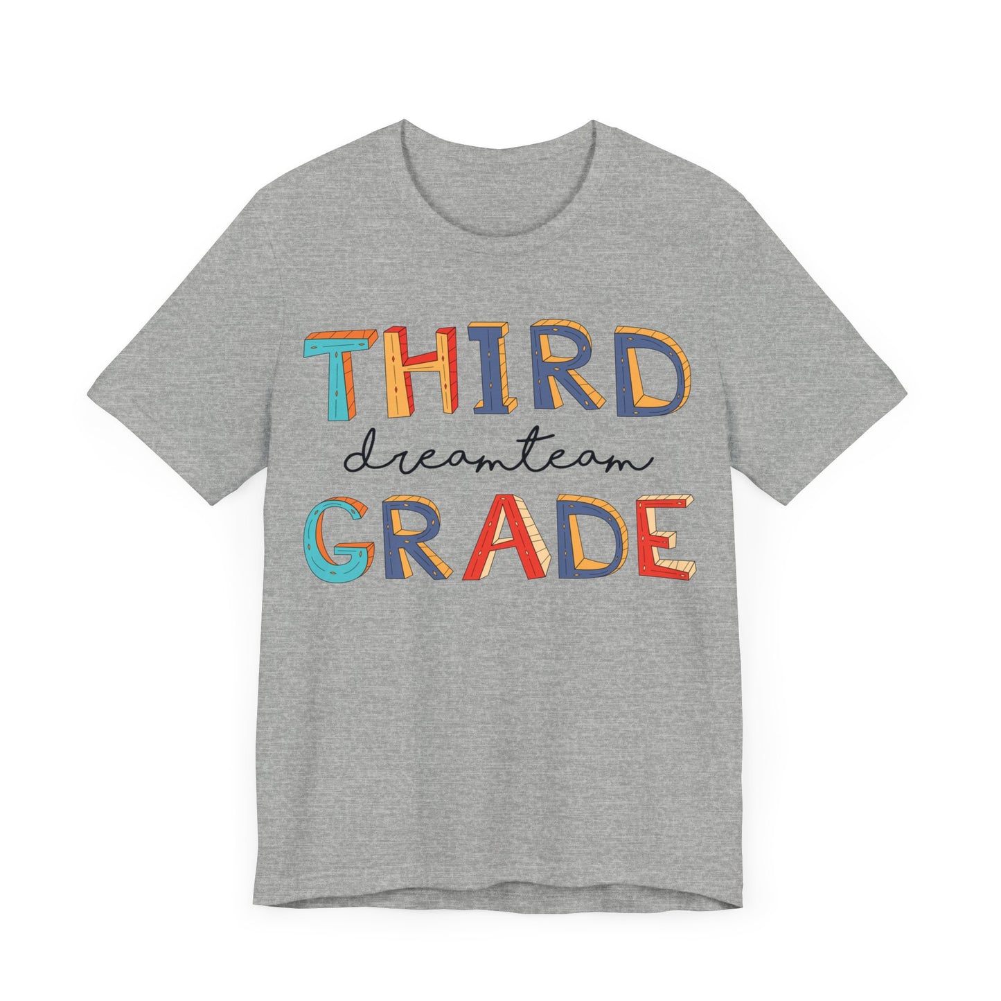 Third Grade Dream Team Shirt, School Shirt, Back To School Shirt, 3rd Grade Shirt, Gift for Teacher, Gift for Student