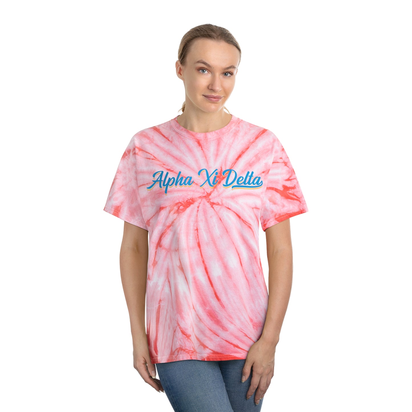 Alpha Xi Delta Tie-Dye Tee, Tie-Dye Shirt