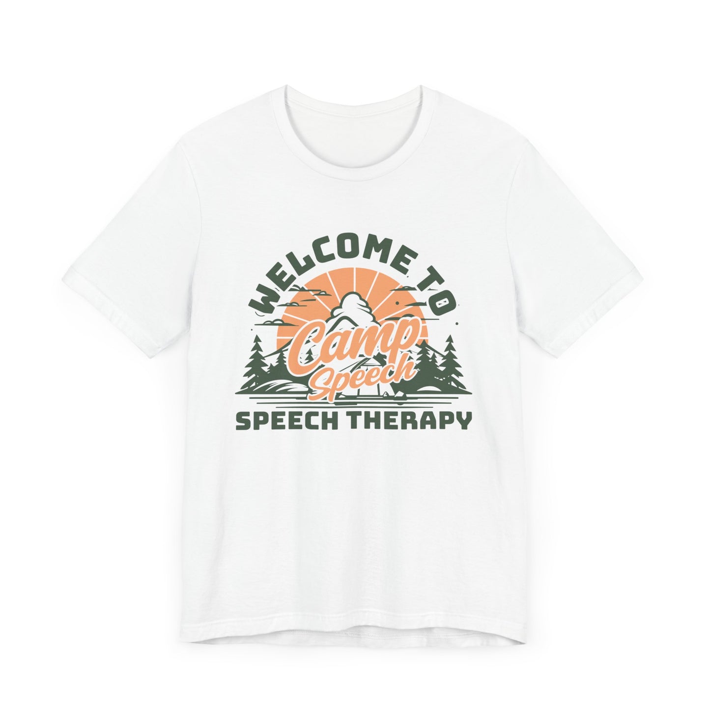 Camp Speech Unisex Jersey Short Sleeve Tee