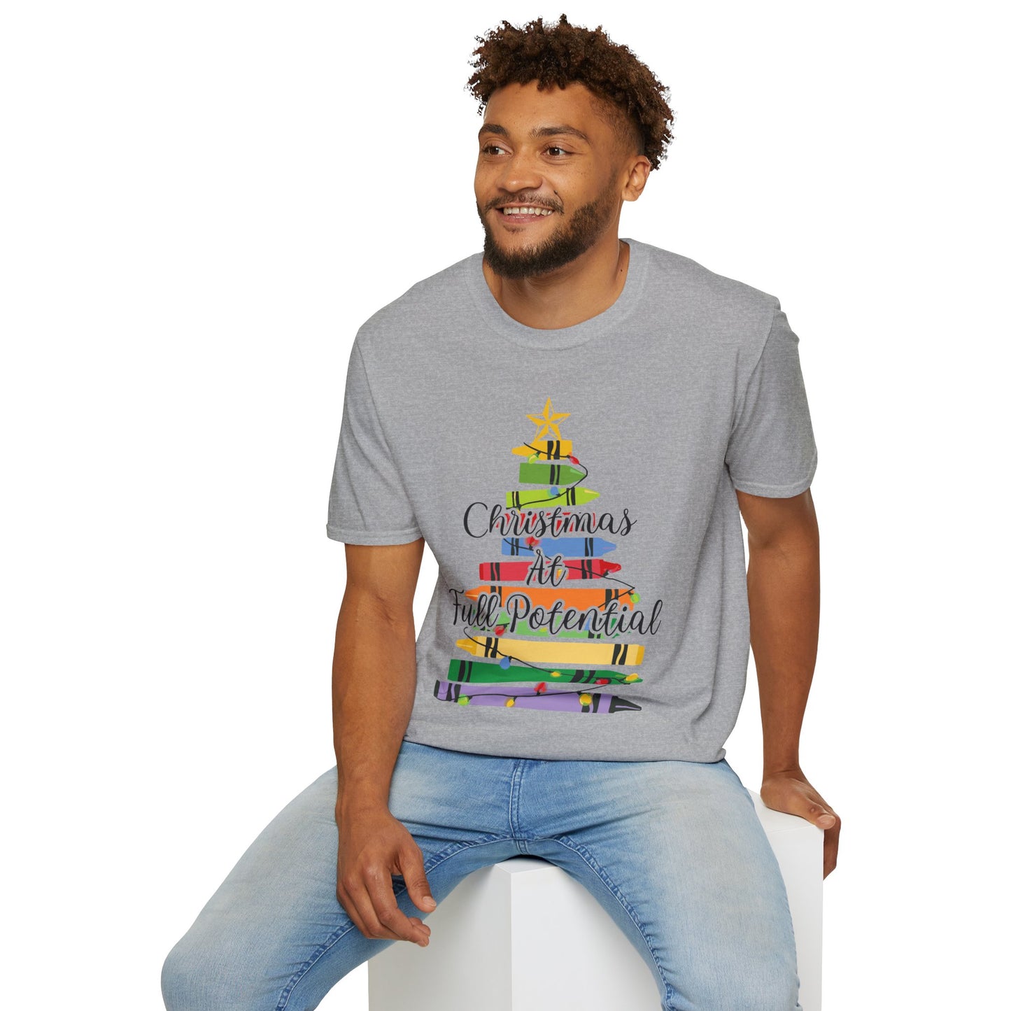 Christmas At Full Potential Unisex Softstyle T-Shirt