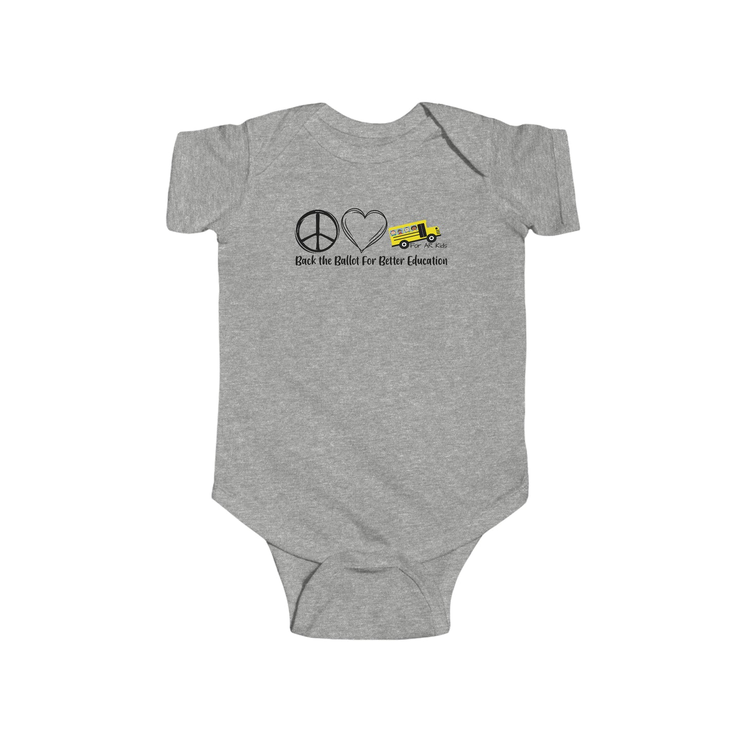 Back The Ballot For Better Education Onesies, AR Kids Onesies, Baby Onesies, Infant Outfit