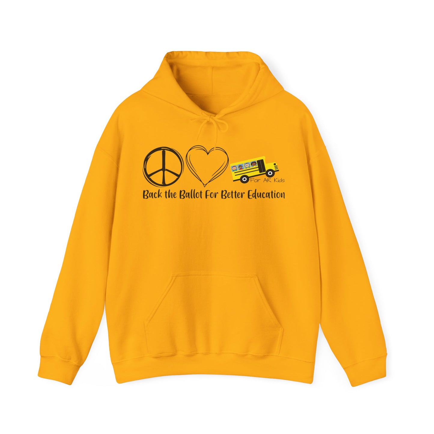 Back The Ballot For Better Education Hoodies, AR Kids Hoodies, School Hoodies