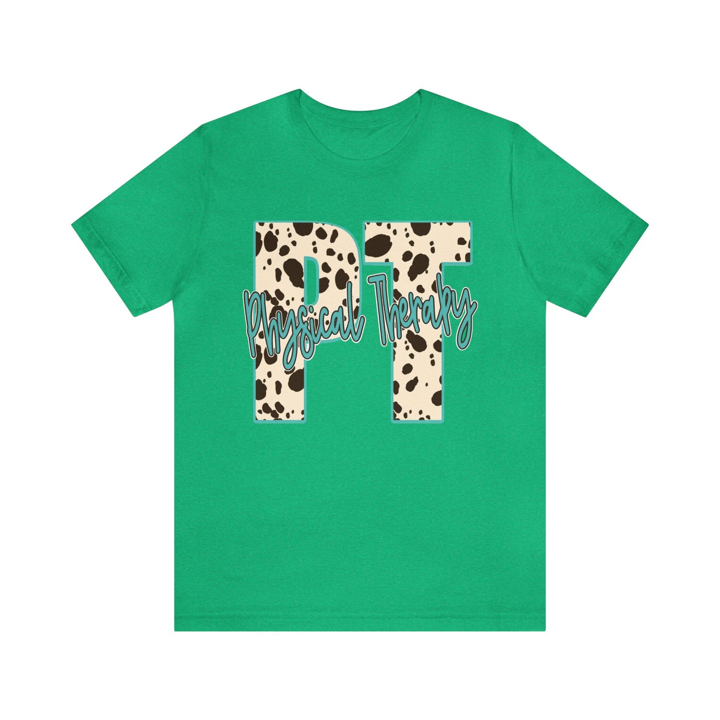 Physical Therapy Cow Print PT PTA Therapist Shirt